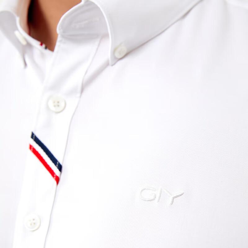 Goldlion Men's Easy-Care Silk Blend Casual Long-Sleeve Shirt