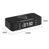 Wireless Charging Bluetooth Speaker Atmosphere Night Light Electric Dual Speaker Loud Alarm Clock