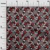 oneOone Cotton Flex Dark Brown Fabric Paisleys Craft Projects Decor Fabric Printed By The Yard 40 Inch