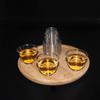 50pcs Thickening Clear Plastic Tea Cup Disposable Kung Fu Tea Cup Drinkware Shot Cup  Office