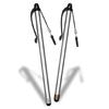 Stylets Stylo en Aluminium Poignée Ergonomique et Crochet Design Portable Large Compatibilité pour Étudiants