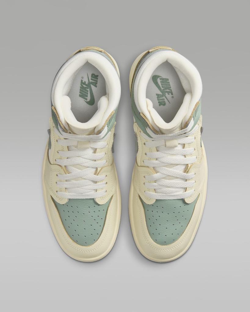 FB9891-104 Nike Air Jordan 1 High MM Jade Smoke (Women's)