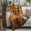 Tuniu Warm Christmas Wooden Blanket Sofa Bedding Throw for Home Decor Gift