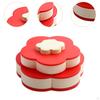 Rotatable Snack Box Candy Serving Containers Supplies Home Decoration Food Storage Case for Nuts