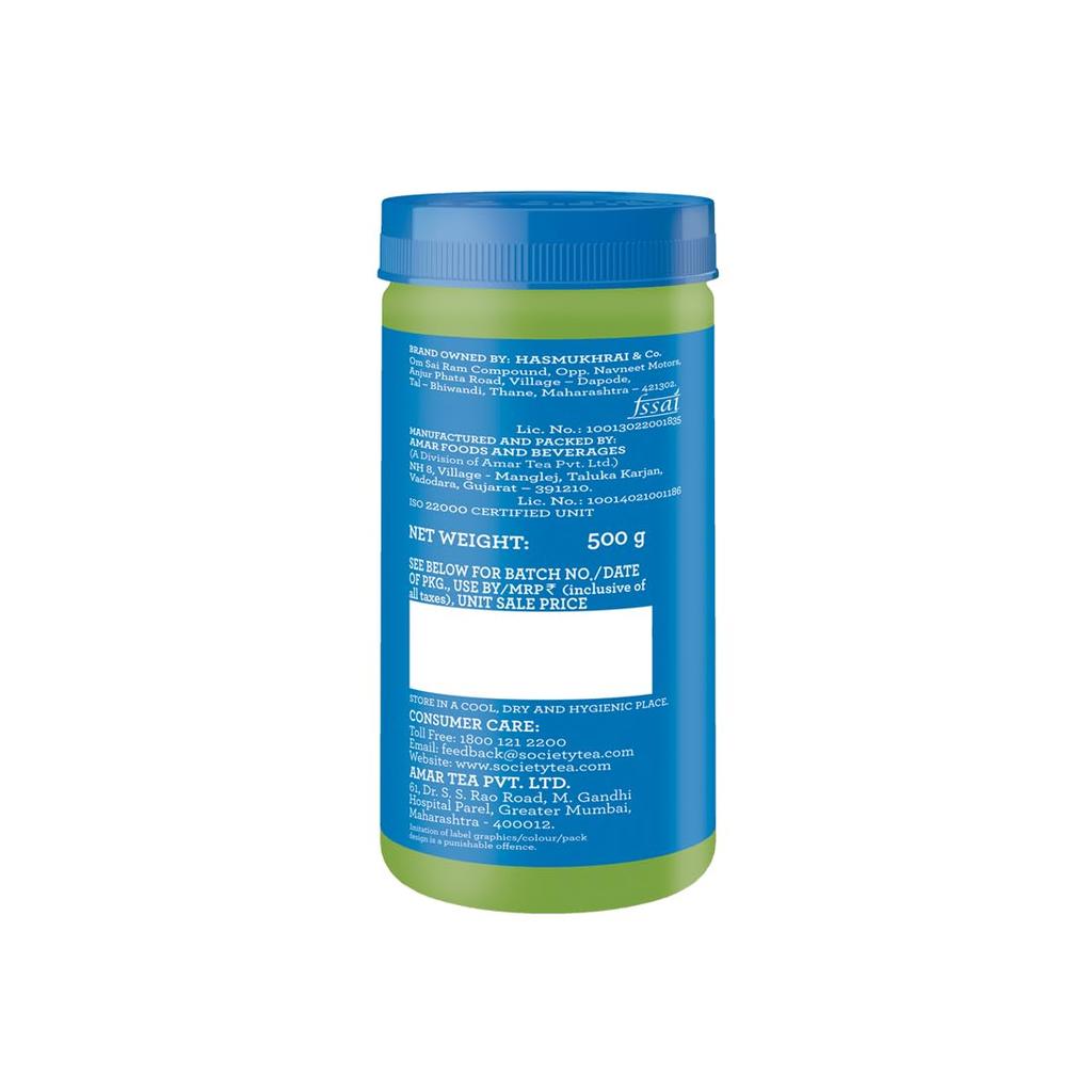 Society One Minute Tea Kardamom Geschmack 500g Packung 1 Geschmack Instant Milchtee Glas