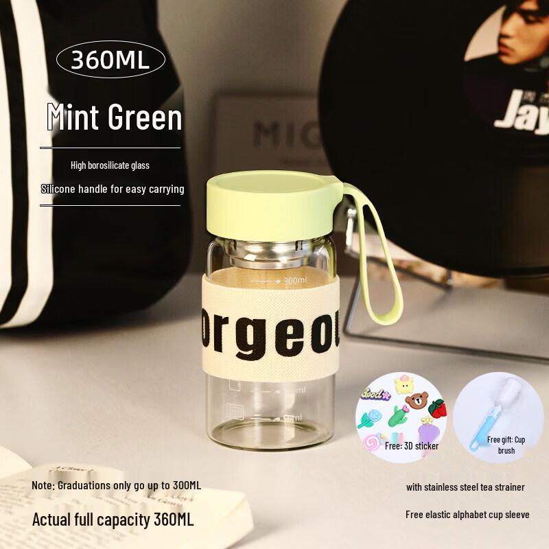 Portable Borosilicate Glass Measuring Cup