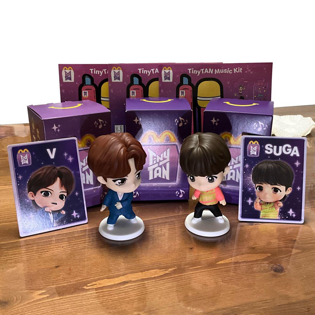 

[Б/У] Южная Корея McDonald s BTS V Suga Фигурка Tiny Tan
