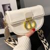 Niche design bag 2025 new spring and summer fashion high-end shoulder bag popular saddle bag women's messenger bag