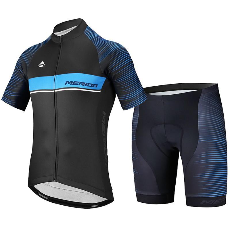 Men Women Cycling Jersey Shorts Set Quick Dry Breathable Bike Riding Outfit Road Mountain Biking