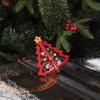 New Christmas Decoration 3D Hollow Bell Snowflake Craft Christmas Tree Wooden Pendant Elderly Gift Home Interior Scene Pendant