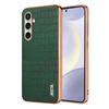 Plating Bumper Full Protected Leather Case for Samsung Galaxy S26 S25 Ultra Edge S24 S23 S22 Plus S21 FE A17 A37 A57 Phone Cover