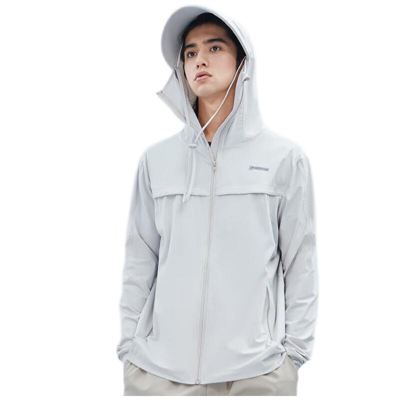 JIUMU Men s UPF50+ UV Protection Hooded Jacket YJ035 One Size