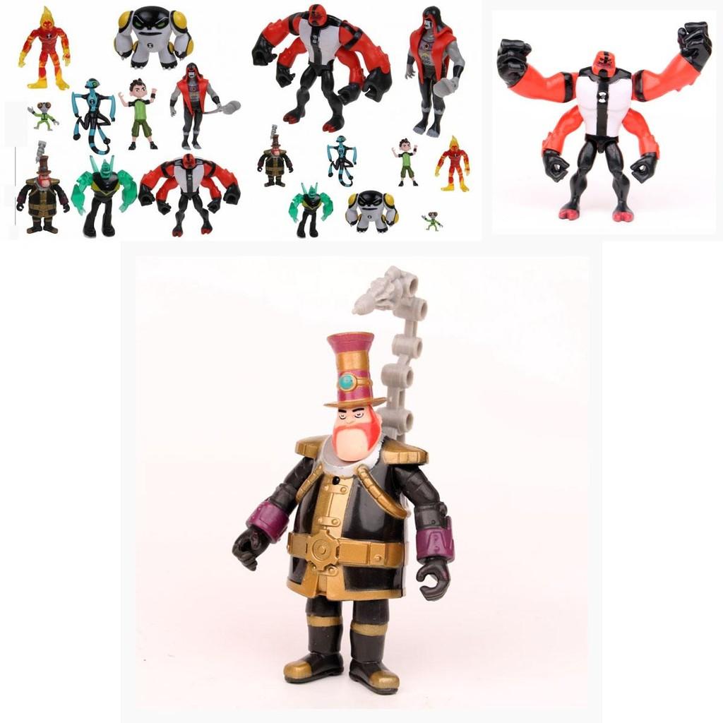 Classic Ben 10 Character Figurines Perfect For Cake Toppers Or Collectibles Gift Set