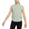 Nike Gilet con Zip e Collo Alto a Stampa Lettere Donna Gilet Verde Chiaro FV6399-370