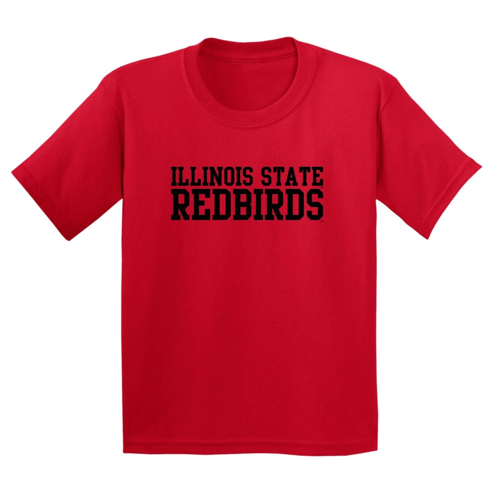 Illinois State Redbirds Basic Block Youth T-Shirt - Red L