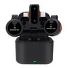 J33 Wireless Lavalier Microphone with Charging Case & AI Noise Reduction, Digital Display, Dual-Function Button.