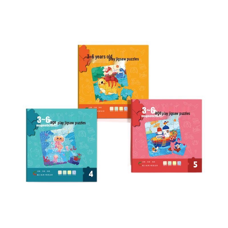 Advanced Magnetic Puzzle Toy for Boys, Ages 3-6: Early Education Jigsaw