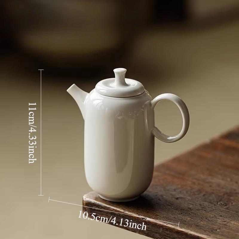 

Ceramic Teapot Office Pu Erh Tea Pot Chinese Style High Tea Pot Household Ball Hole Filter Teapot Small Capacity Tea Accessories