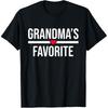 Funny Grandmas Favorite Graphic T Shirts Men Women Humor Streetwear Tee Shirt Short Sleeve Unisex Loose Clothing