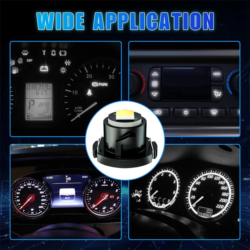 20Pcs Car Led Instrument Lights T4 T4.2 Led Super Bright Auto Panel Gauge Speedo Dash Lamps Dashboard Cluster Bulbs 12V