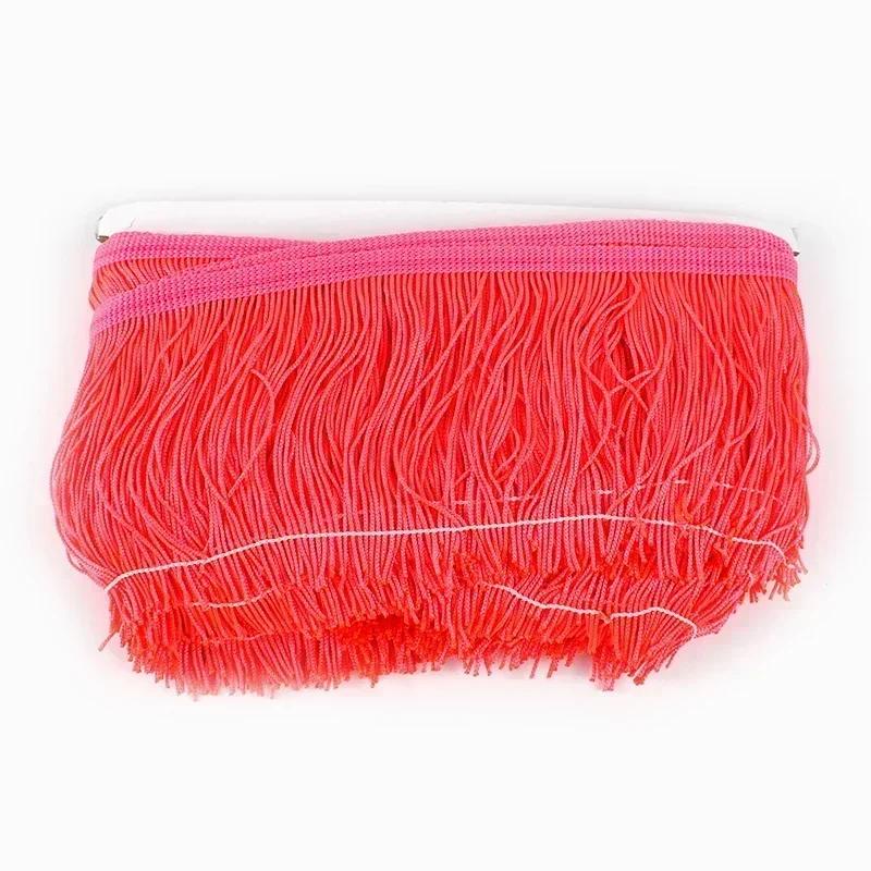 5M Meetee Polyester Tassel Fringes 10-30cm Lace Trim Ribbon for Dress Curtain Decorative Ribbons Fringe Fabric Sewing Accessory