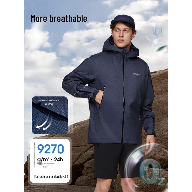 Norland 2025 Unisex Lightweight Hiking Shell Jacket S