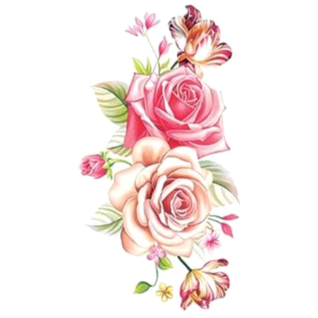 

Листы с временными рукавами, большие поддельные многоцветные наклейки на всю руку 21X15 разноцветный