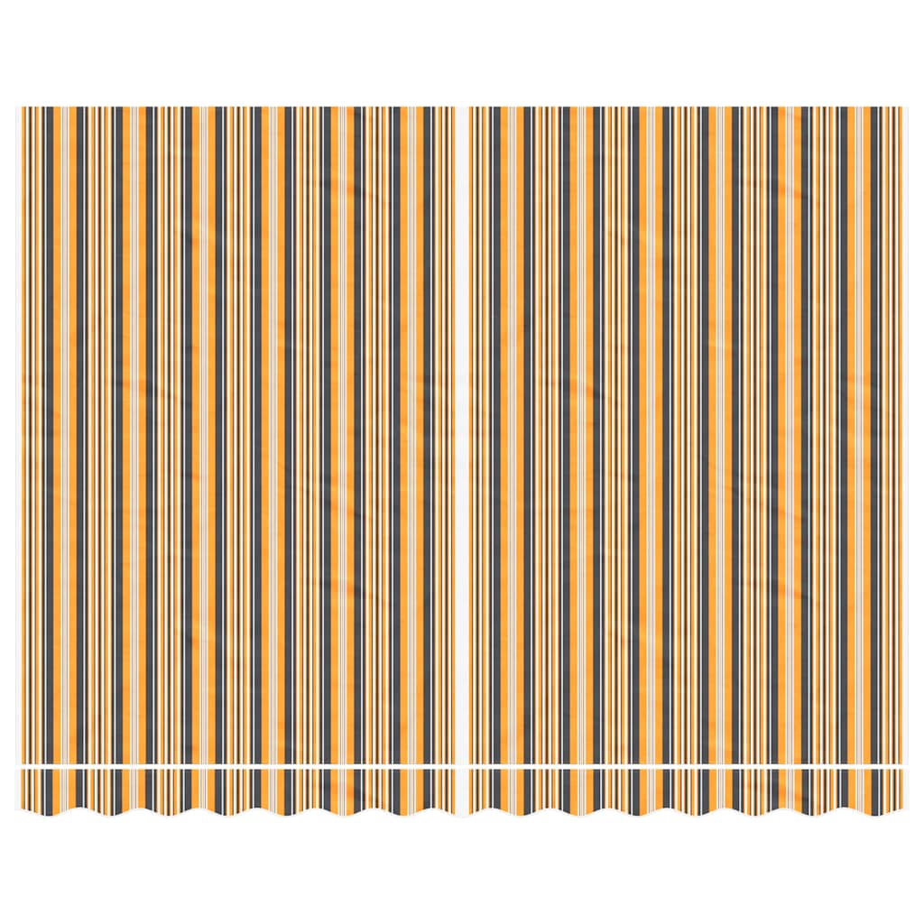 Vidaxl Replacement Awning Fabric, Multicolored Stripes, 3.5X2.5 M