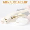 uxcell Garlic Press Inch Stainless Steel Garlic Kitchen Tool for Home and Professional White 7.5 Slicer/Crusher Use,