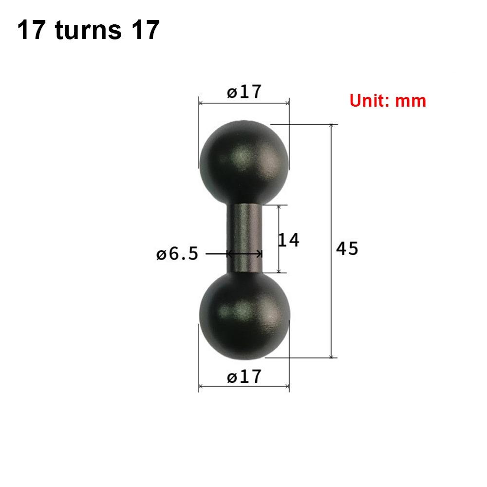 

1Pcs Universal Double Ball Head Aluminum Alloy Connecting Rod Transfer Accessories 17 to 17