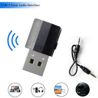1 Pcs Wireless USB AUX Compatible V5.0 Portable Car Receiver Wireless Transmitter Adapter Music Wireless Speakers Audio New