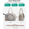 Borsa a Spalla per Tennis Sportiva Palestra Borsa Tote per Deposito Portatile Multi Tasche Borsa a Mano per Badminton Grande da Viaggio Escursionismo Campeggio Borsa a Spalla