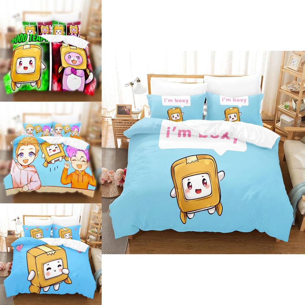 Charming Lankybox Duvet Cover Set Designed For All Ages With Comfortable Feel