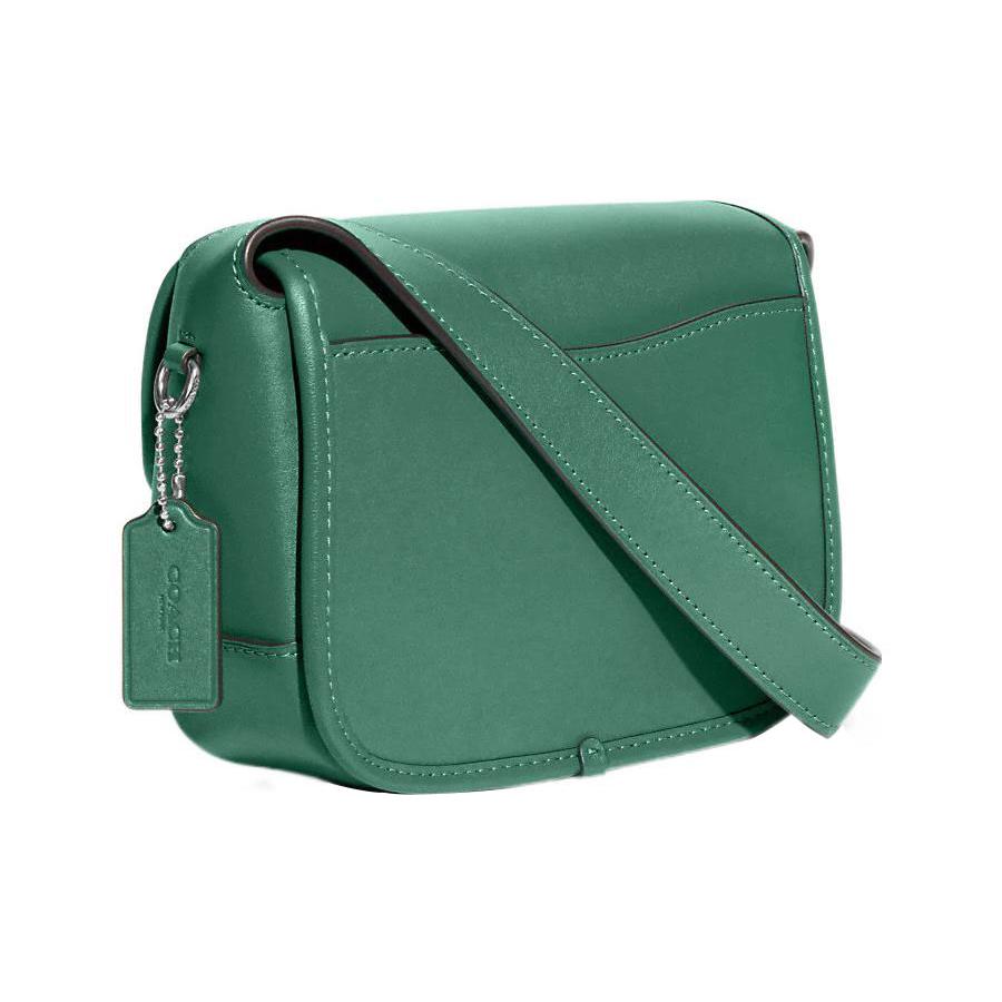 COACH Tabby Glove Tanned Leather Shoulder Bag, Crossbody Bag Small Women's Green CK955-LHAEE