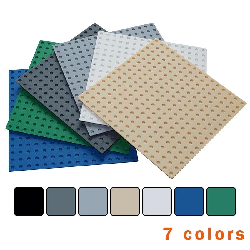 Single-sided Baseplates 16x16 Dots DIY Building Blocks Brick 3867 6098 MOC Educational Assemblage Construction Toys for Children