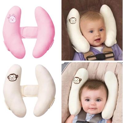 Cuscino per il collo del passeggino per neonati dei cartoni animati Cuscino per la protezione della testa del seggiolino dell'auto Cuscino per il supporto del collo del passeggino per bambini