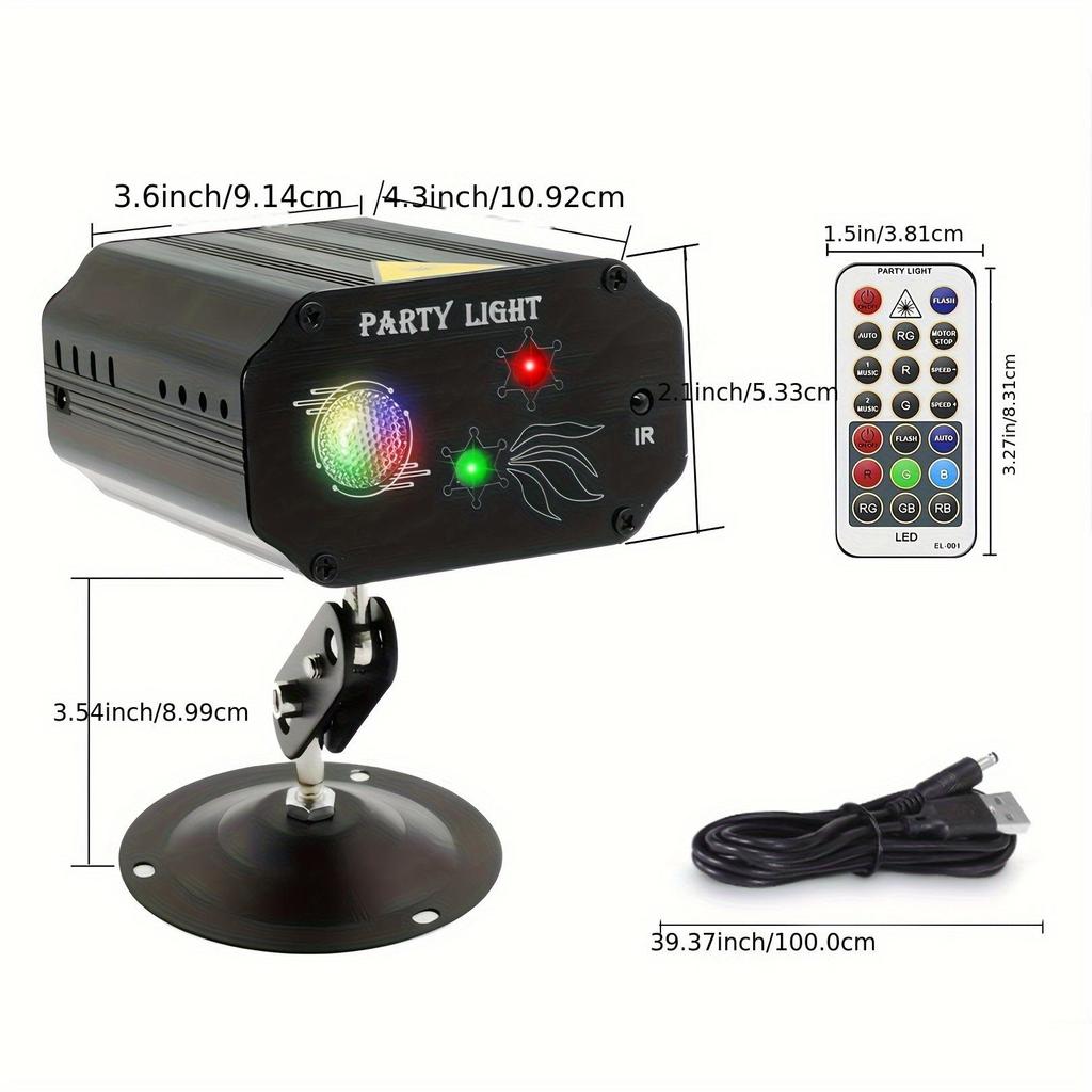 67066 Multi-Pattern Laser Stage Light