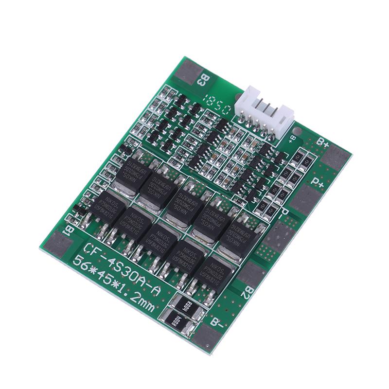 4S 14.8V 30A Bms Pcb Protection Board 18650 Li-Ion Battery Cell Balance