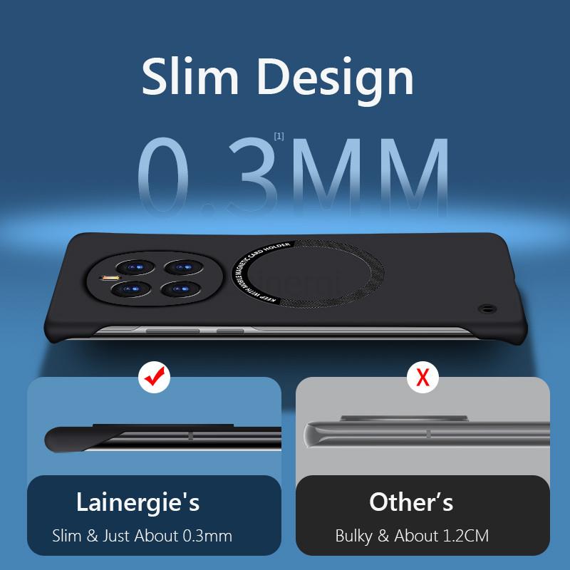 Bezrámečkový magnetický pro Magsafe tenký kryt pro Honor Magic7 Pro Magic 7Pro 5G bezdrátové nabíjení tvrdý zadní kryt