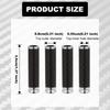 Auto Interior Door Lock Knob Pull Pins Rod Cover Inner Door Lock Universal Fits 5.5mm Hole 4pcs