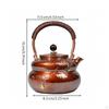 Copper Kettle Embossed Tea Compact for Kitchen, Office