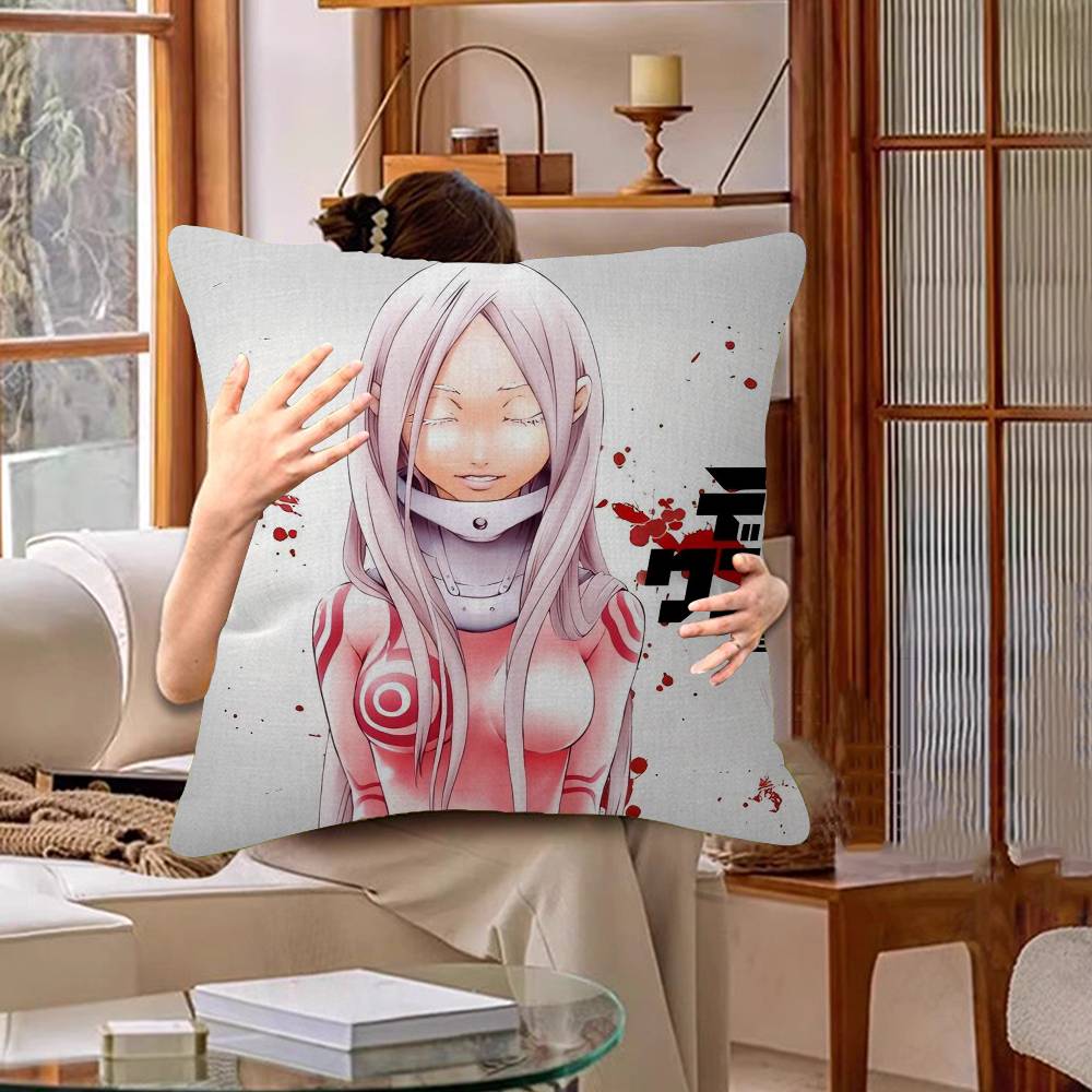 Anime D-DEADMAN W-WONDERLAND Stitch Lucky Dragon Pillow Cover Sofa Cushion Cover Home Room Decoration Children Gift