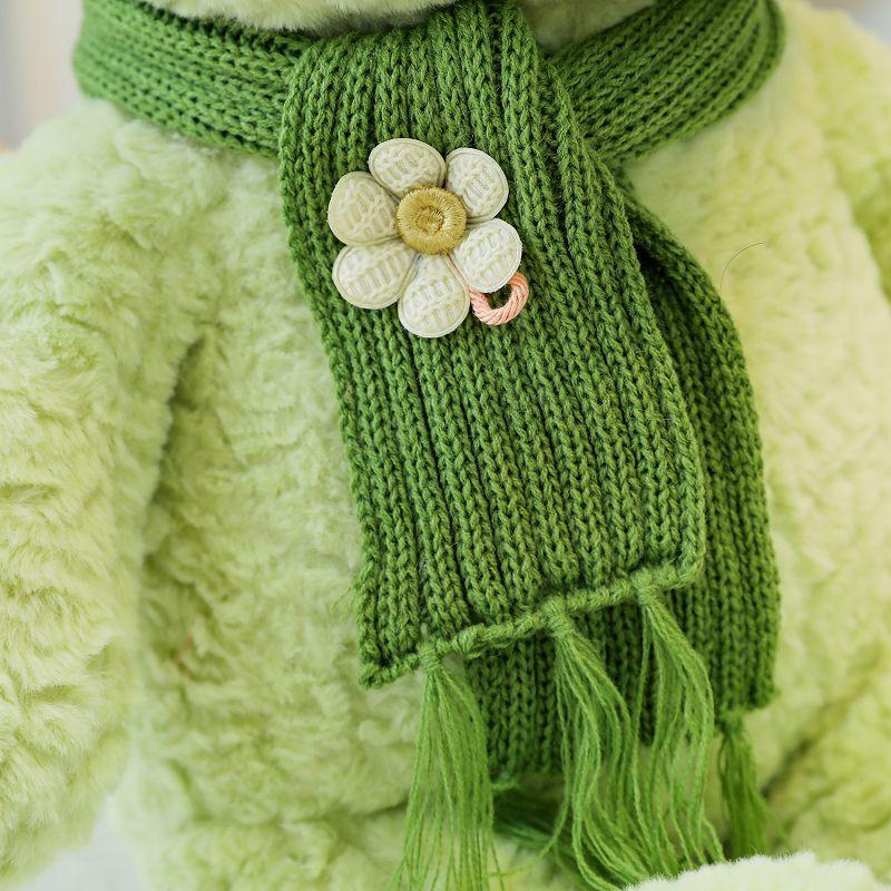 Bunter Schal Bär Plüschtier Puppe Kinder Geburtstagsgeschenk Firmengeschenk Aktivität