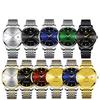 Automatic Self-Wind Men's Watch Luxury Business Dress Watches with Date Display Steel Bracelet Waterproof Luminous Hands