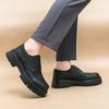 Fashion College Style Leather Men Oxford Shoes New British Casual Leather Shoes Trend Versatile Men Thick Soled Business Dress Footwear