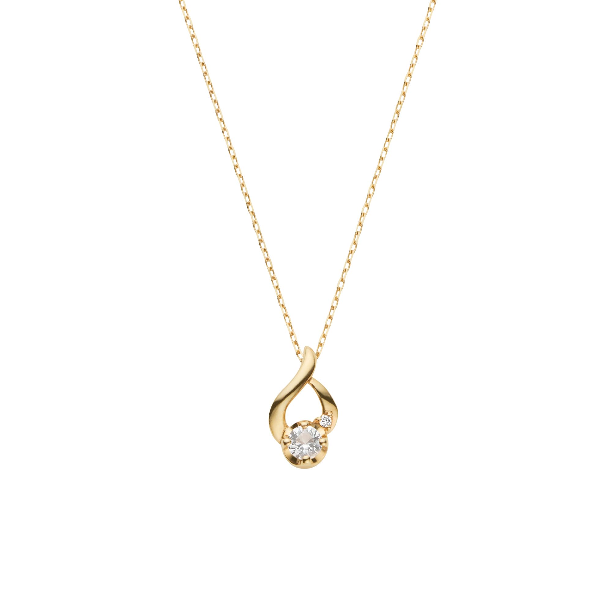 

Vendome Necklace K10 Yellow Gold White Topaz Diamond GJVN052040TH [Official] [VIH Aoyama]