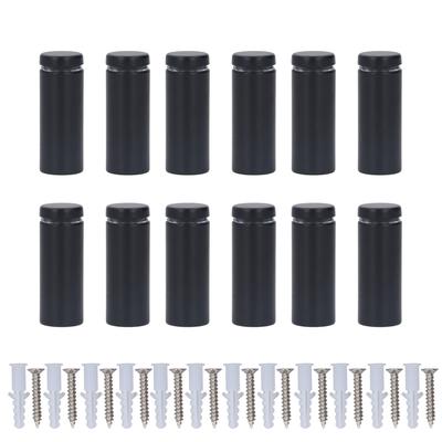 12Pcs Standoff Screw Stainless Steel 19x50mm Wall Mount Advertising Fastener Set Kit