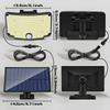 254LED Outdoor Solar Lights Garden Solar Powered Security Light Flood Light Motion Sensor 3 Mode Waterproof Garden Shed Yard
