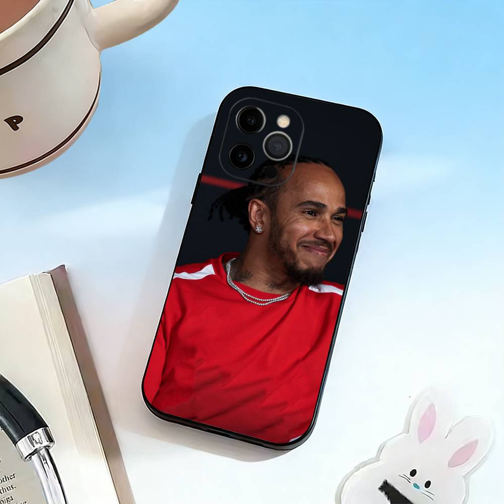 44 L-Lewis H-Hamilton Phone Case Silicone Soft For IPhone 17 16 15 14 13 12 11 X XR Plus Pro Max Plus