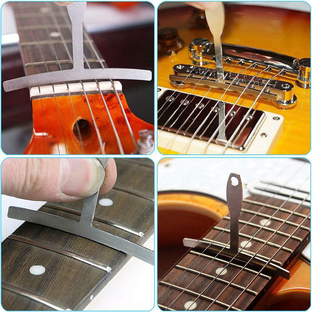 Guitar Measuring Ruler Bass Radian Measuring Rulers Guitar Strings Measuring Height Ruler Kit